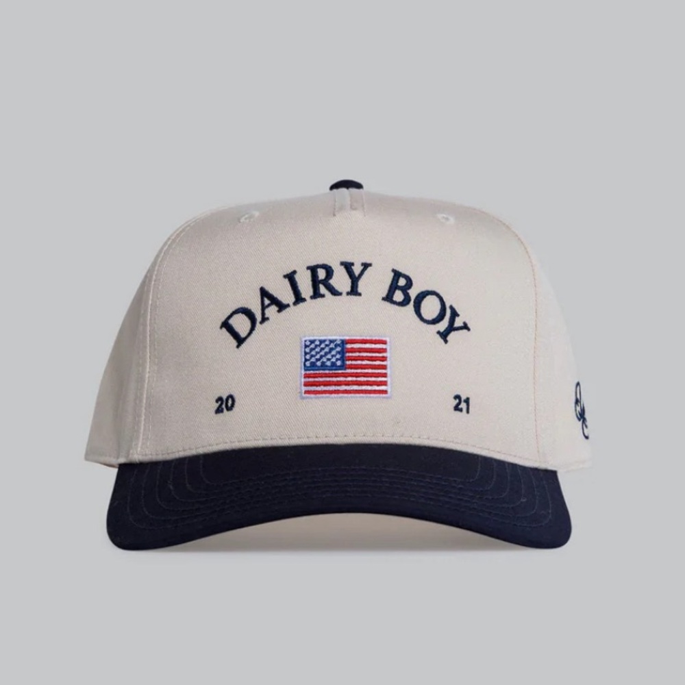 Dairy Boy The American Trucker Hat - Navy